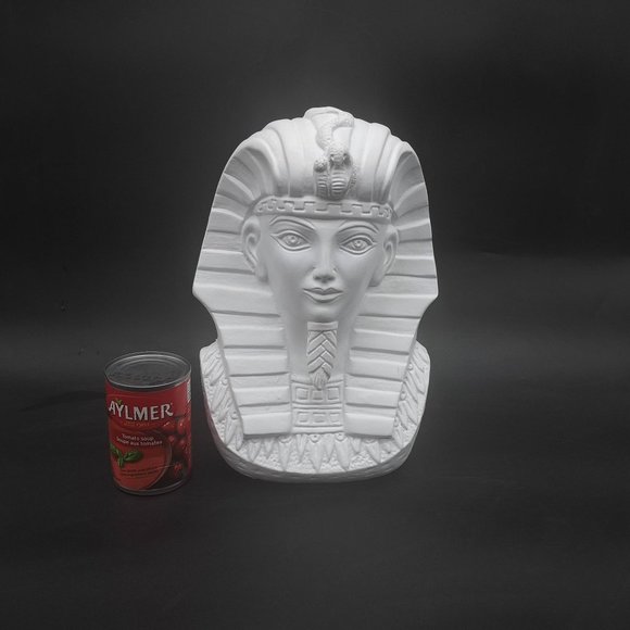 Plaster Bust of Egyptian Pharoah by Pacini - Picture 1 of 10